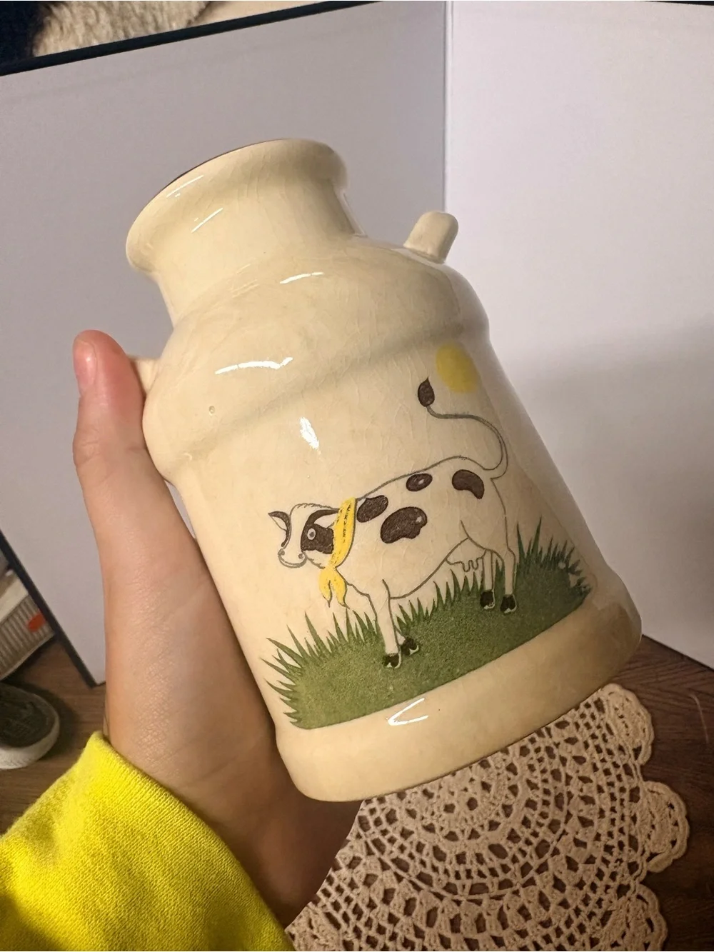 Vintage ceramic “milk